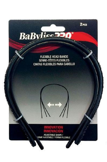BABYLISS PRO 2pcs Flexible Head Bands Brown, sareya beauty supply store in calgary